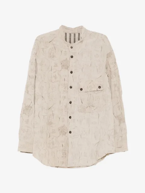Ziggy Chen graphic-print shirt