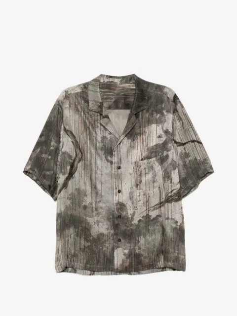 Ziggy Chen printed silk shirt