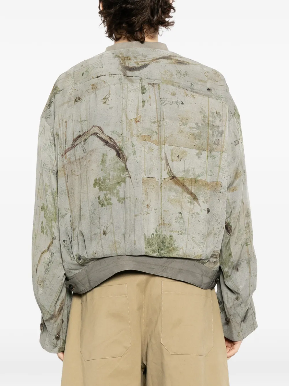 Printed Silk Jacket