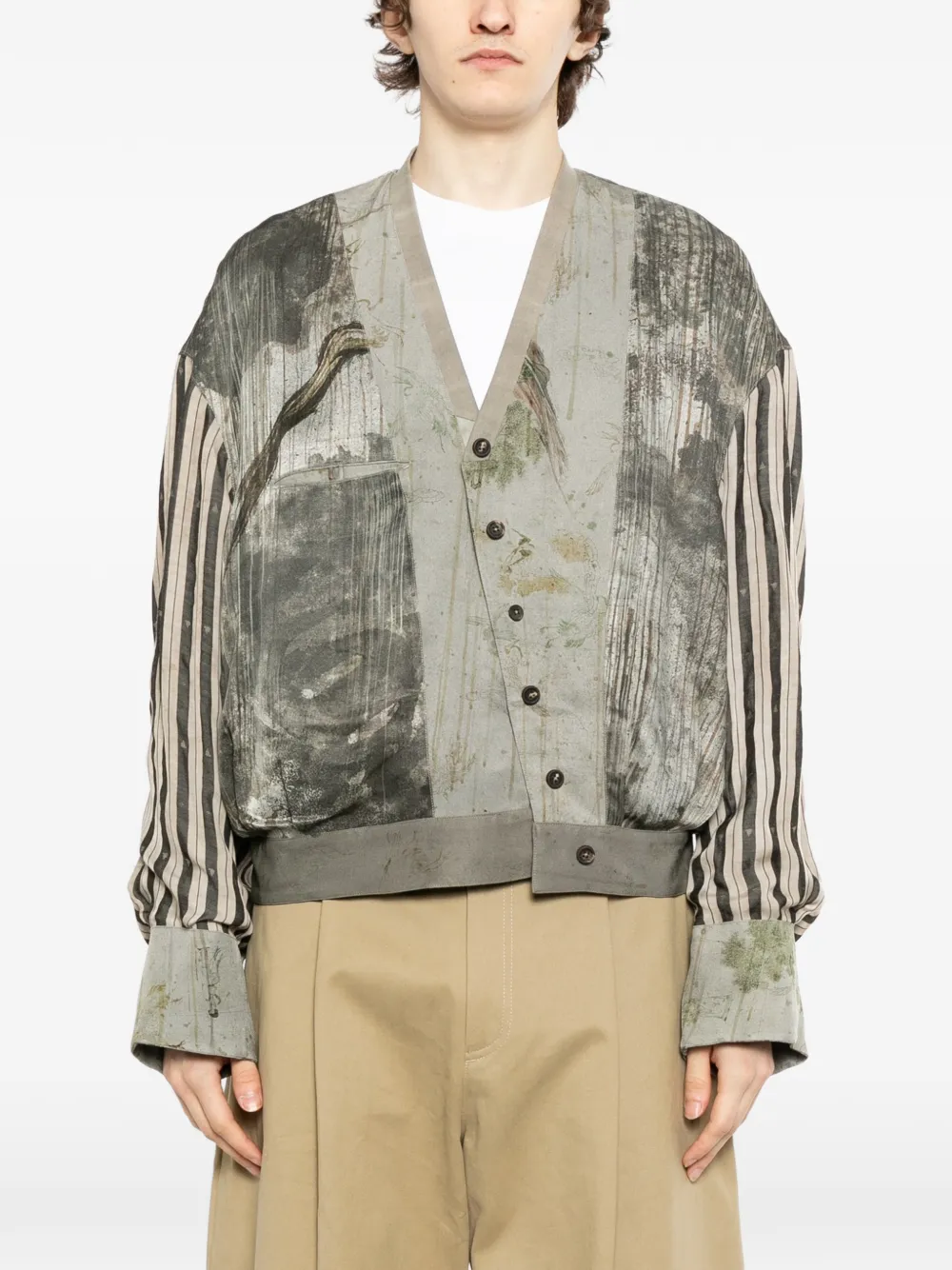 Printed Silk Jacket