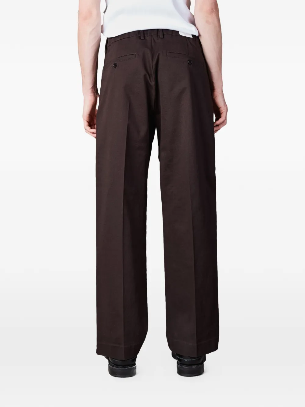 NN07 Kay geplooide broek Bruin