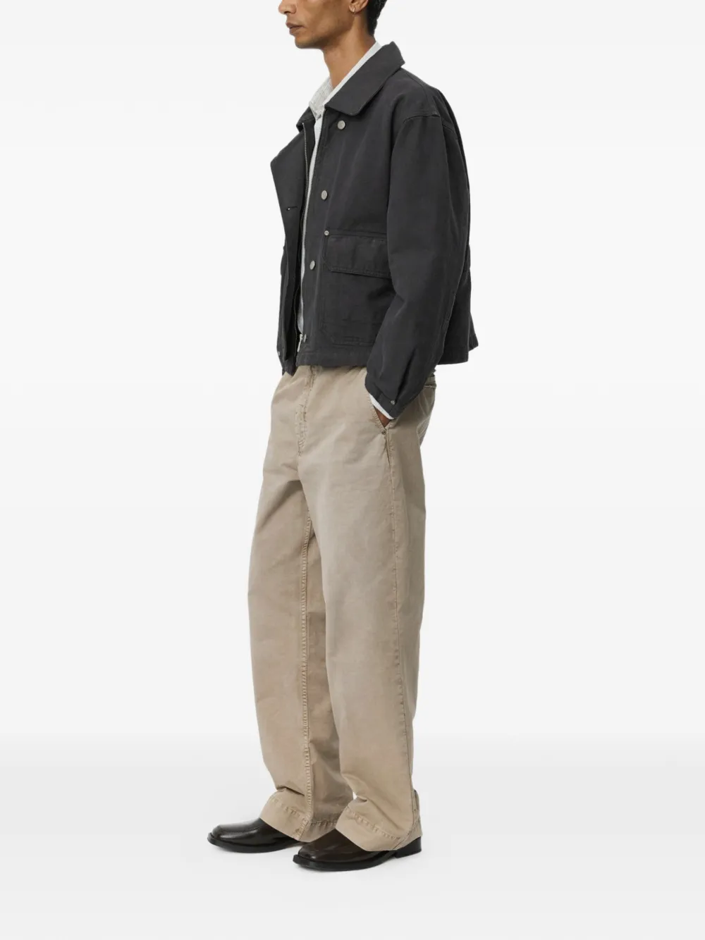 Mfpen Courier Canvas Jacket In Black