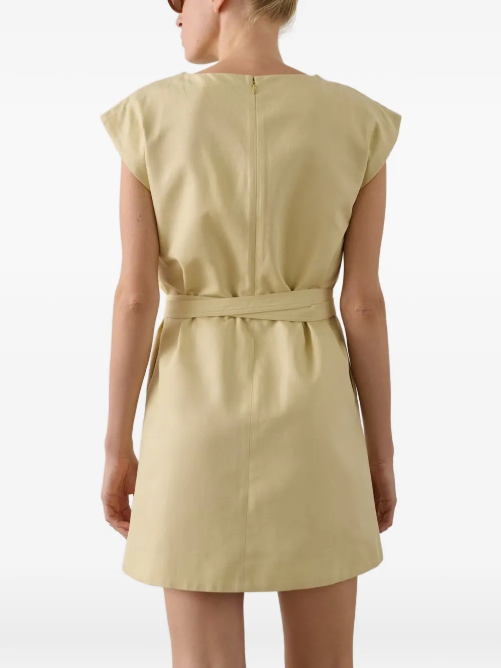 Soeur Imane jurk met ceintuur Beige