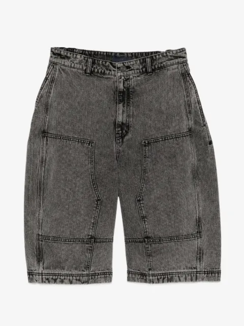 Juun.J double-panel denim shorts