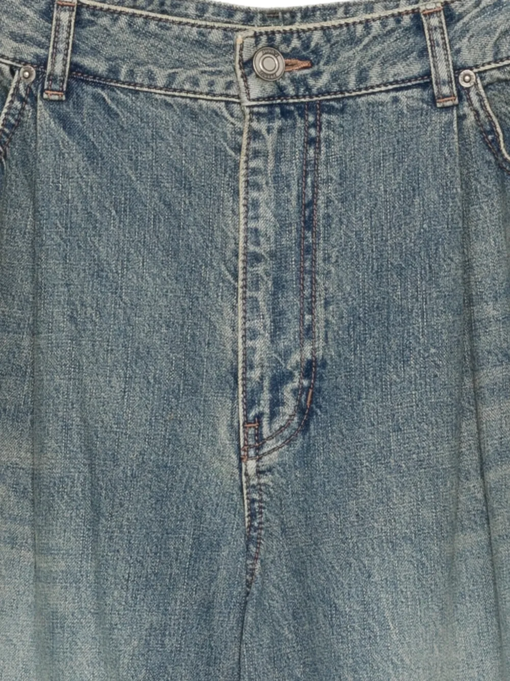 Juun.J Sahara jeans met wijde pijpen Blauw