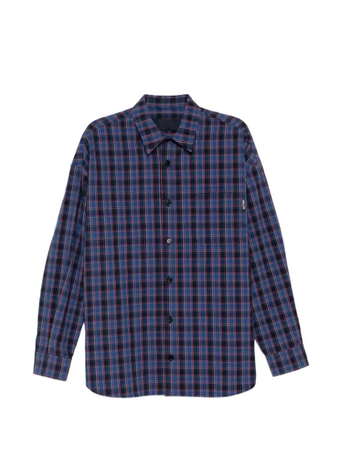 Juun.J plaid seersucker shirt