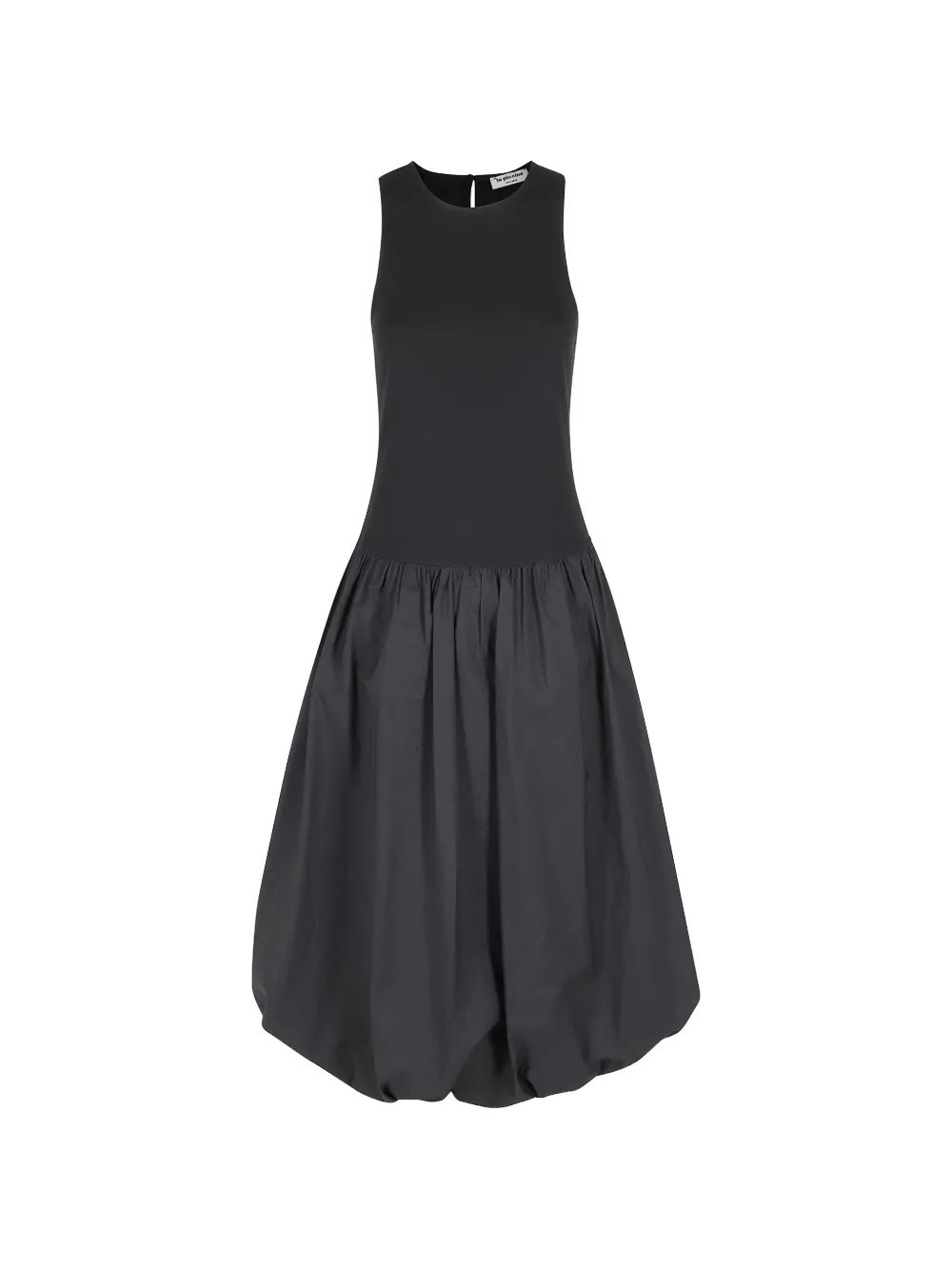 La Piscine Ballon midi dress - Nero