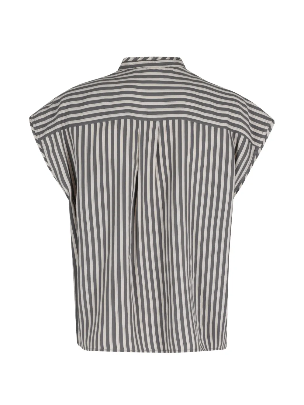  Tela Striped Pocket Shirt - Grey 