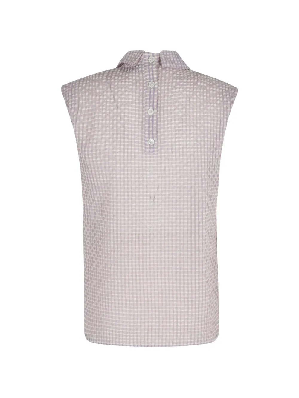  Tela Oslo Checked Top - Purple 