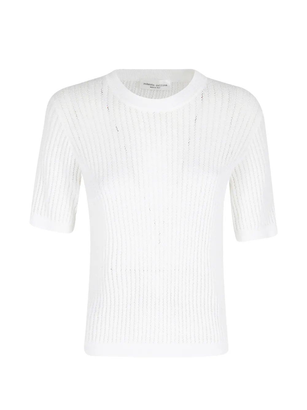 Roberto Collina ribbed top - Weiß