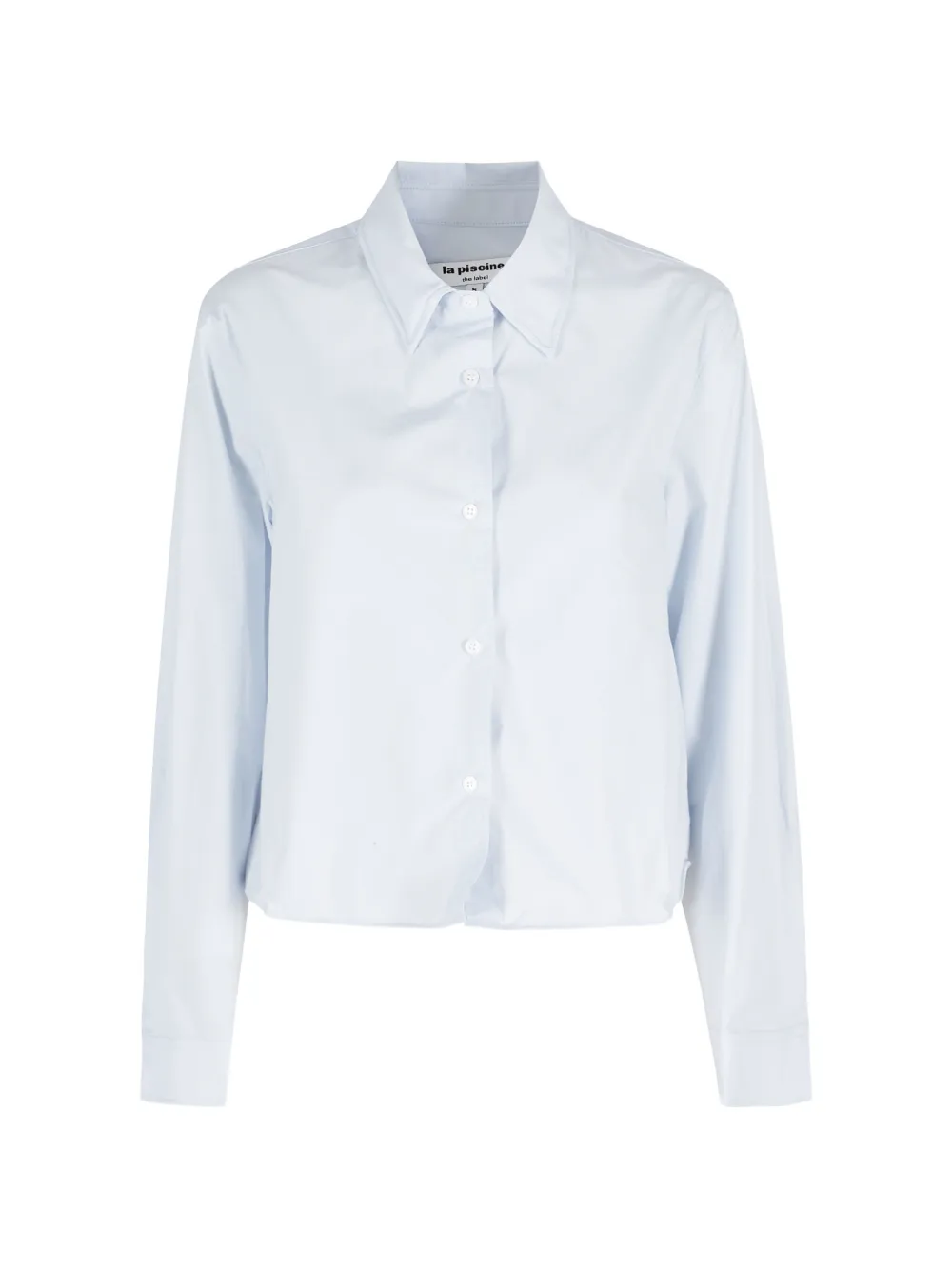 La Piscine button-up collared shirt - Blu