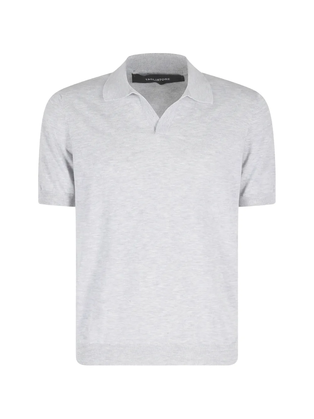 Tagliatore polo-collar T-shirt - Grigio