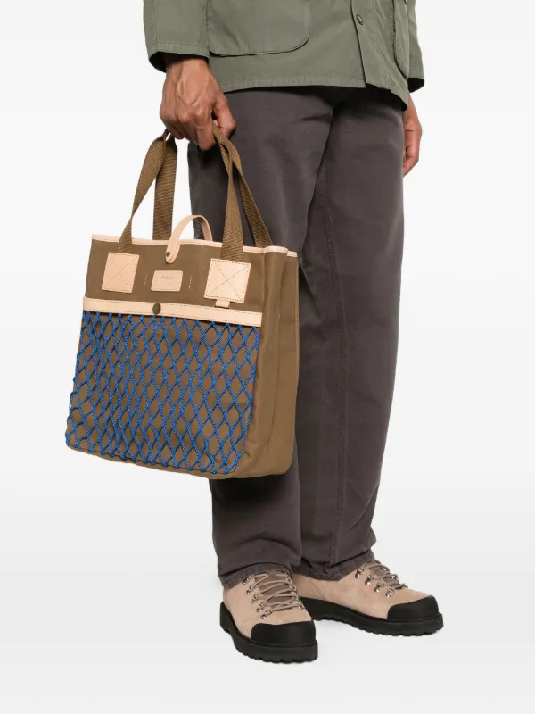 Barbour x Paul Smith logo-patch Tote Bag | Brown | FARFETCH AO