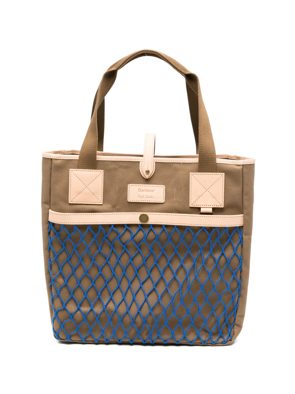 Barbour x Paul Smith logo-detail tote bag - Marrone