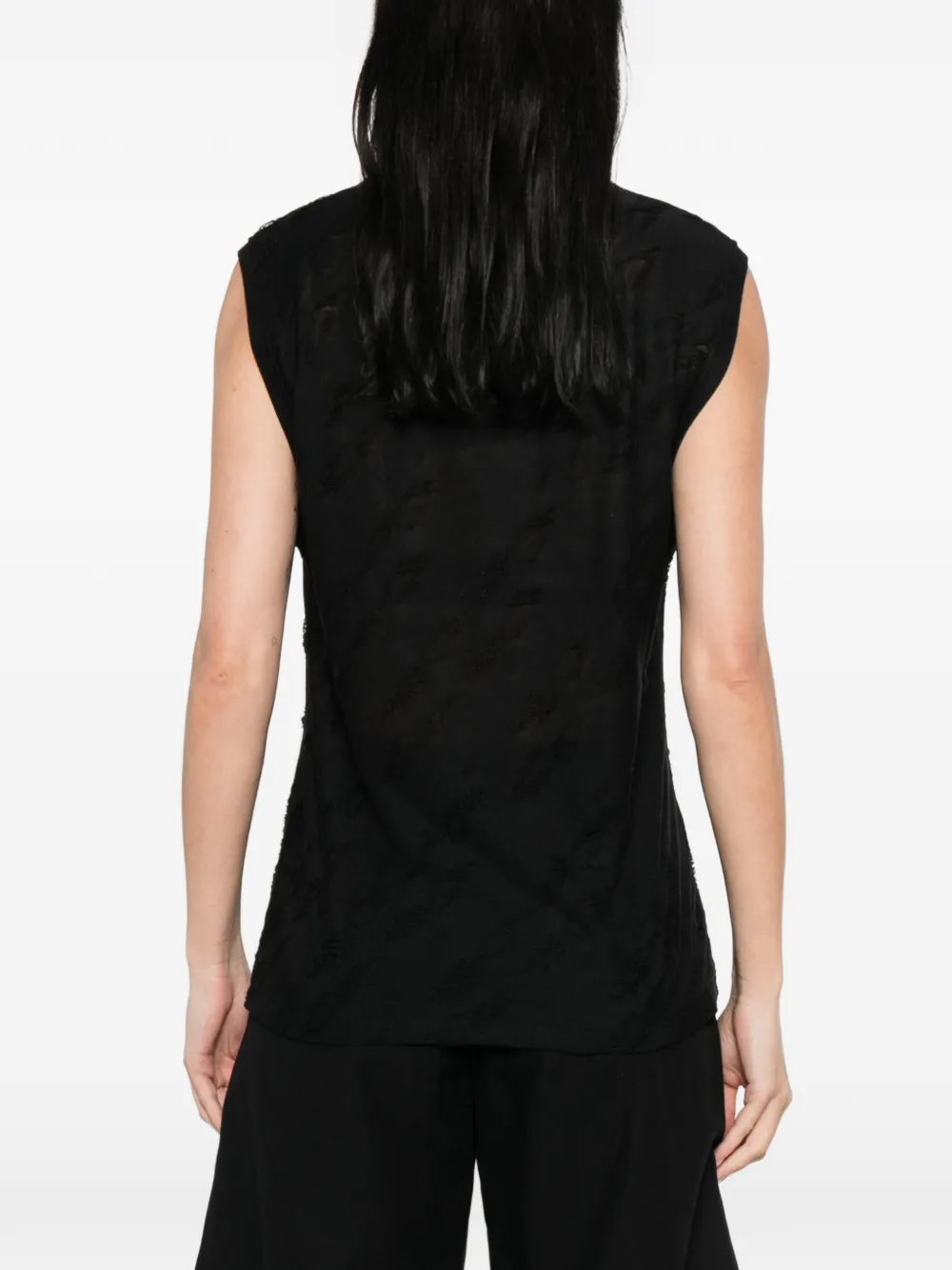 IRO Gloriana T-shirt met ronde hals Zwart