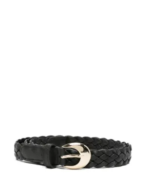 J&M Davidson Braided Belt | Black | FARFETCH