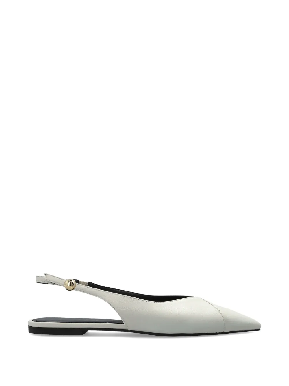 Furla Sfera pointed-toe leather pumps - Grigio