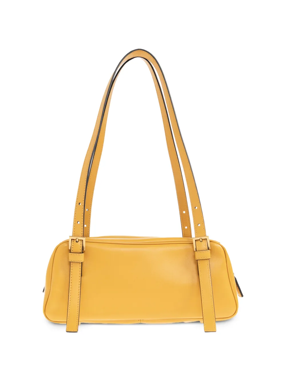 Versace Emblème nappa bowlingtas Geel