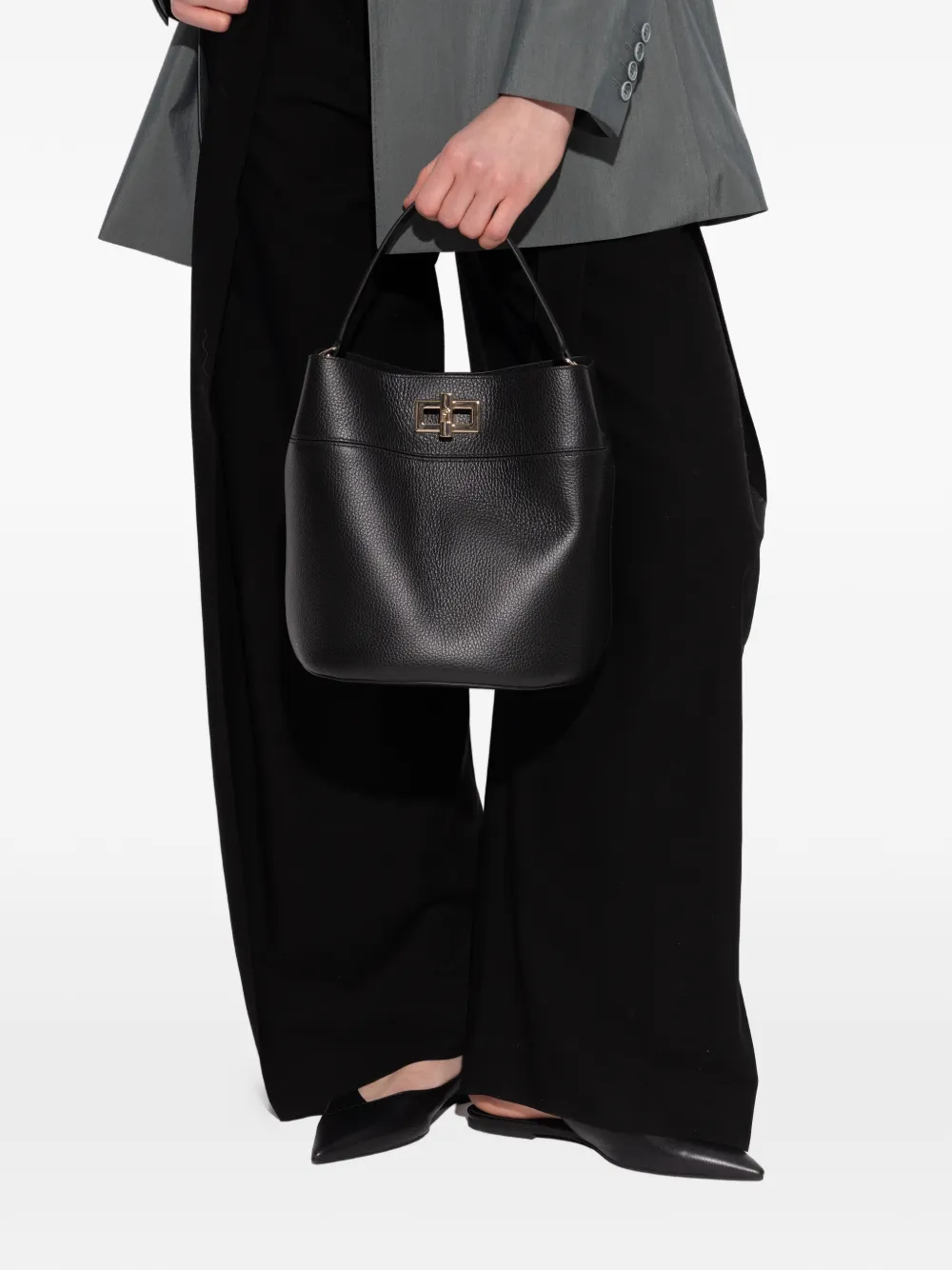 Furla Amelia medium shopper Zwart
