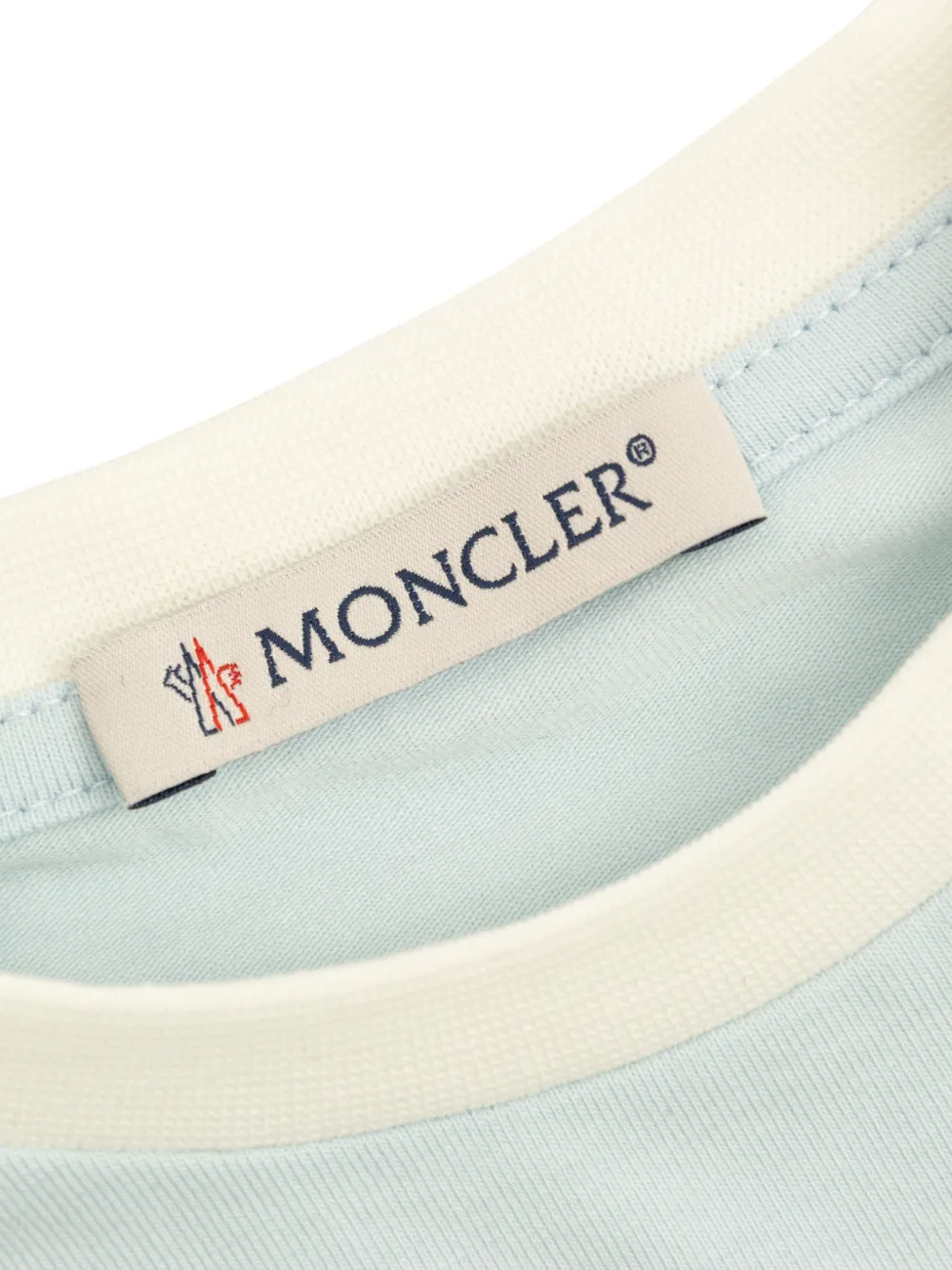 Moncler Enfant Logo-graphic T-shirt And Shorts Cotton Set - Blue 