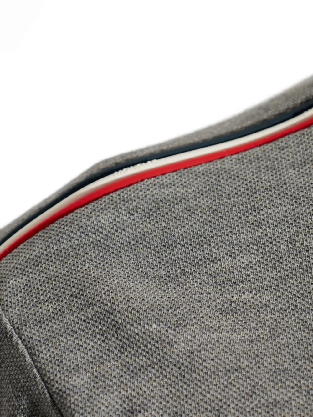 Moncler Poloshirt met gestreept-detail Grijs