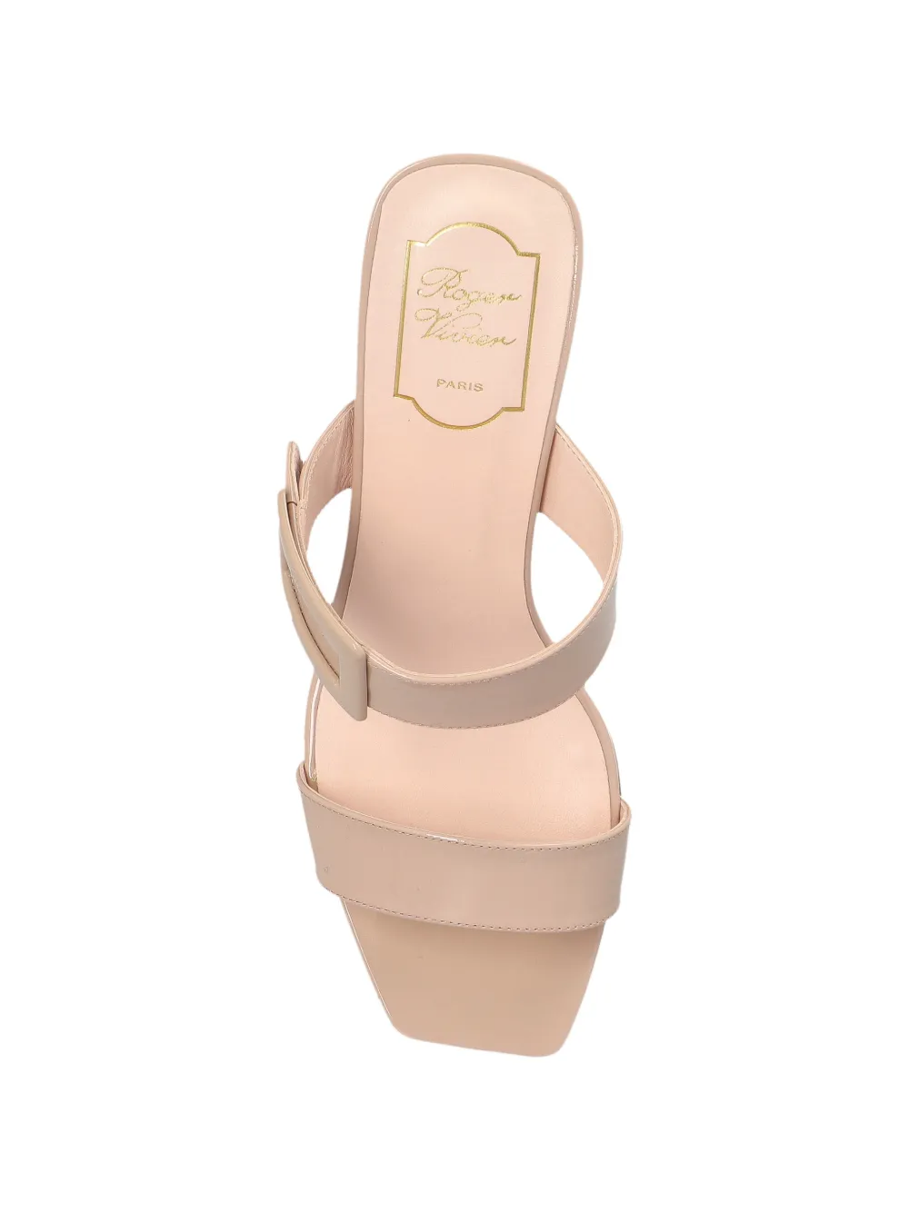 Buckle Strap Leather Sneakers