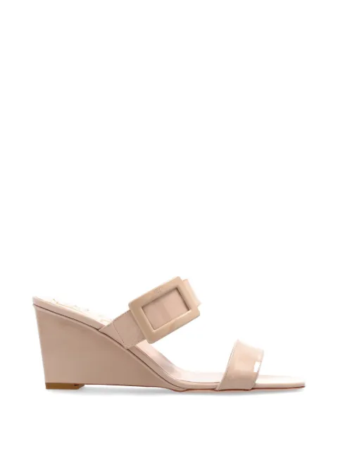 Roger Vivier buckle strap leather sneakers