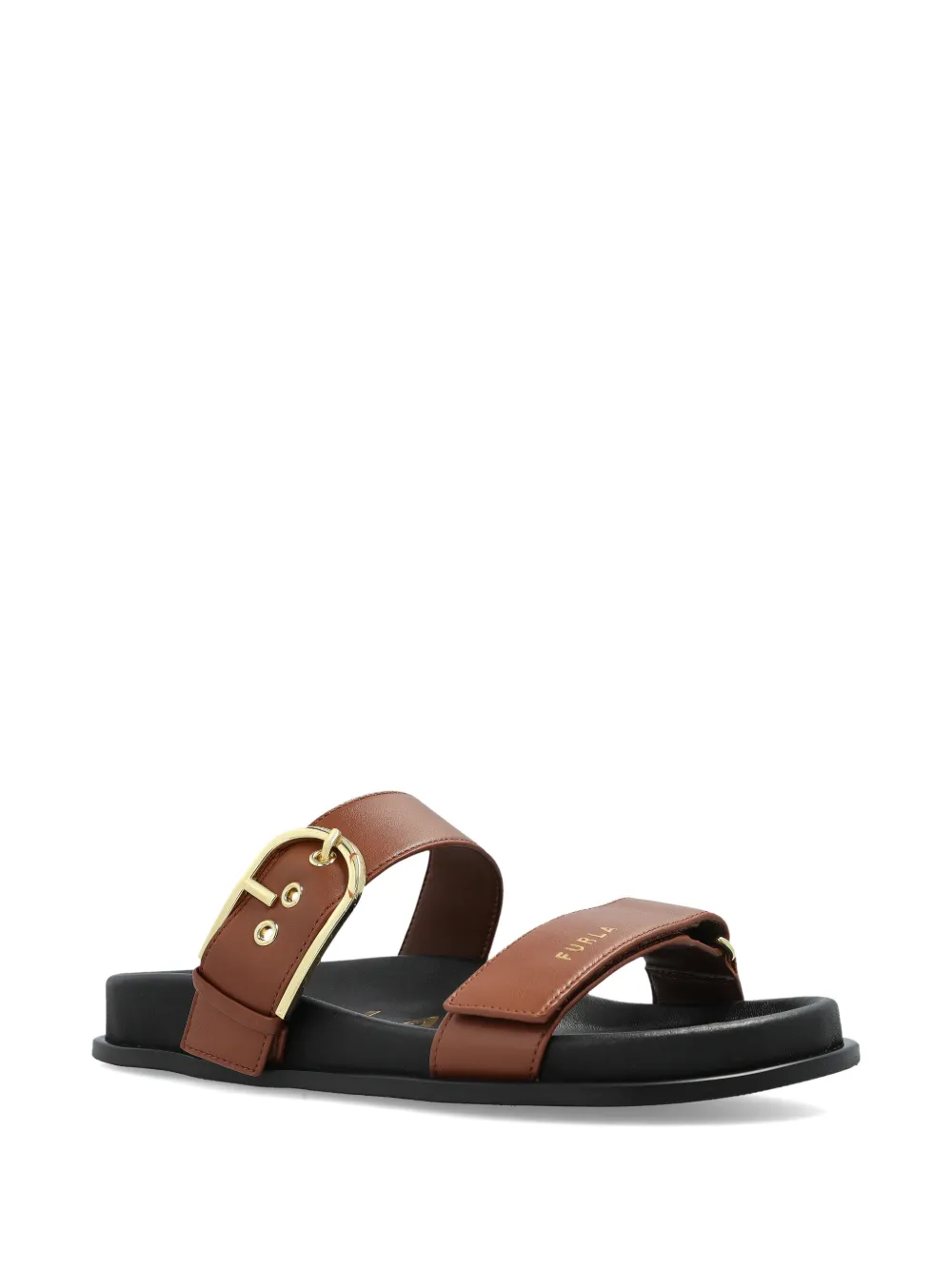 Furla Solea sandalen met gespbandje Bruin