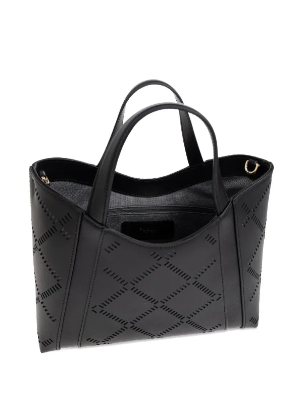 Furla Goccia レーザーカット ハンドバッグ S | ブラック | FARFETCH JP