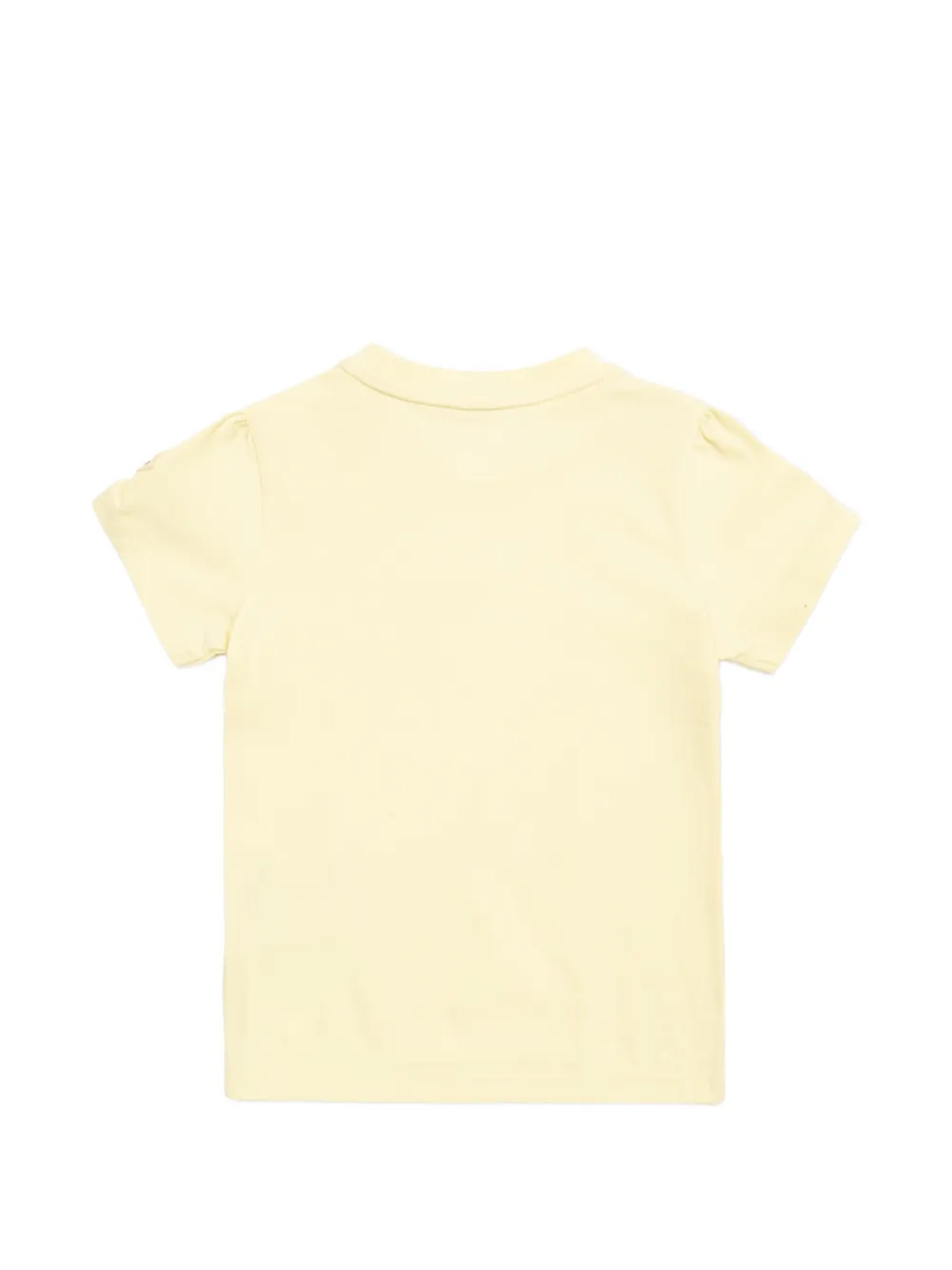 Moncler Enfant T-shirt met grafische print Geel