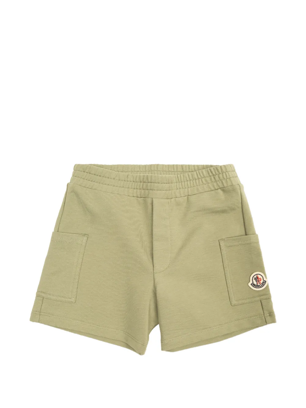 Moncler Enfant Shorts met opgestikte zak Groen