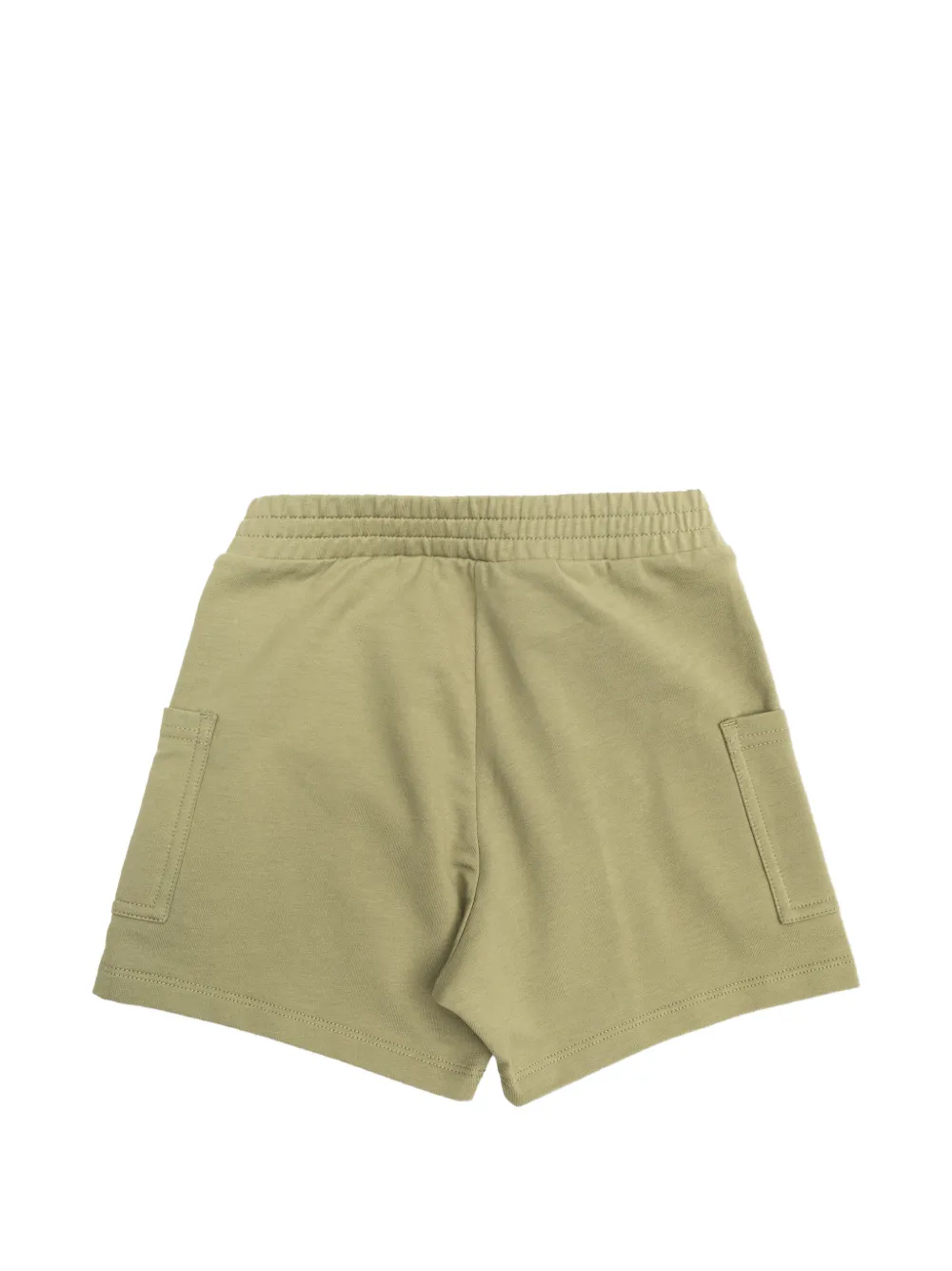  Moncler Enfant Patch Pocket Shorts - Green 