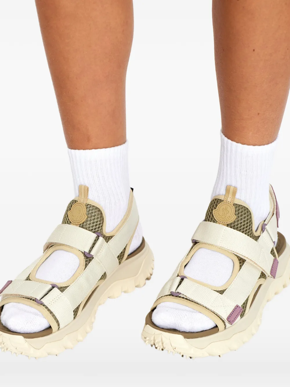 Moncler Trailgrip Vela sandalen Beige