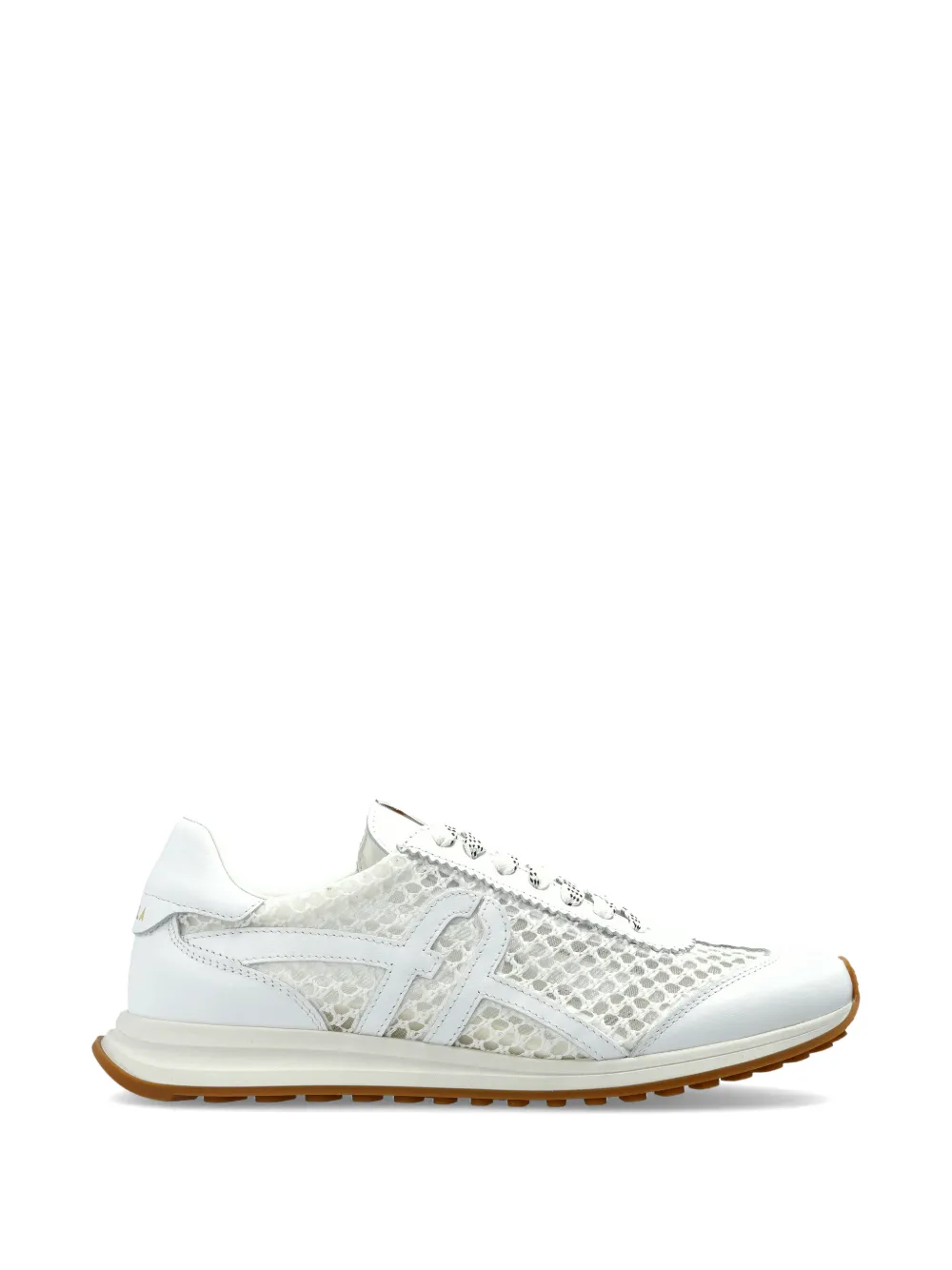 Furla lace-up leather sneakers - Bianco