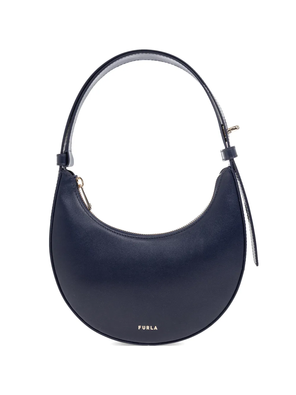 Furla Delizia zip leather mini tote bag - Blu