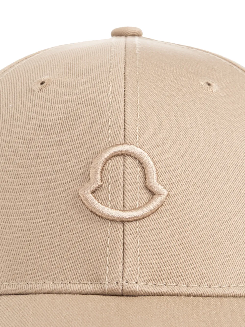  Moncler Logo Cap - Neutrals 