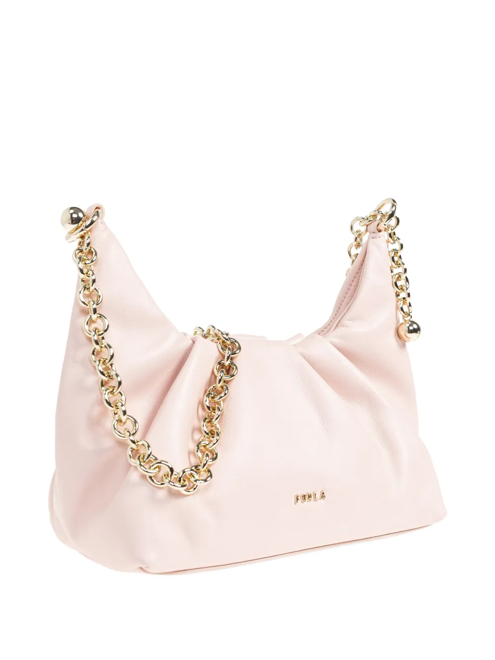 Furla Delia mini-schoudertas met ketting Roze