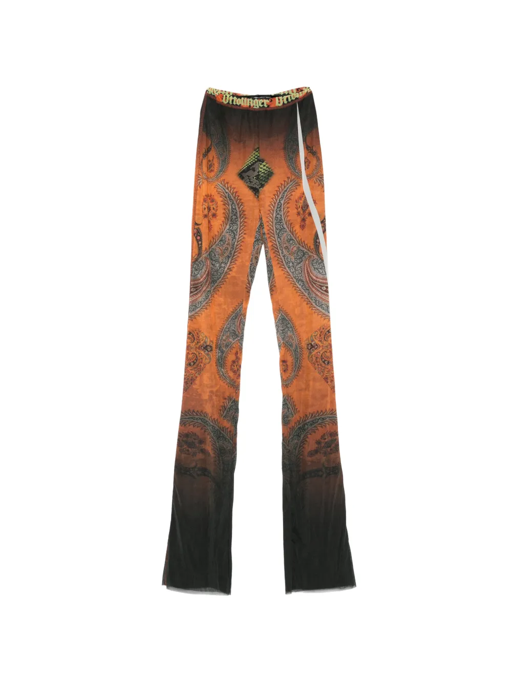 Ottolinger paisley-print trousers - Arancione