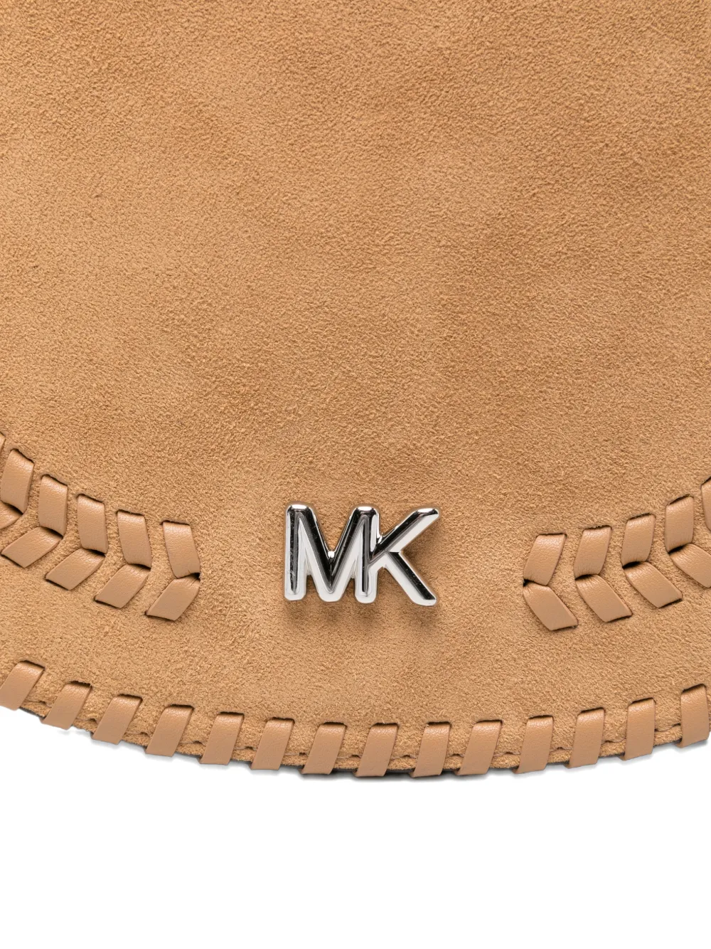 Michael Kors Josie suède crossbodytas met logo Beige