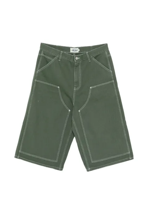 Awake NY contrast-stitching bermuda short