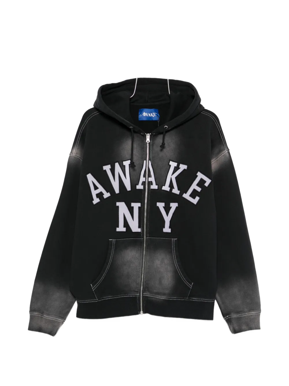 Awake NY zip-up hoodie - Nero