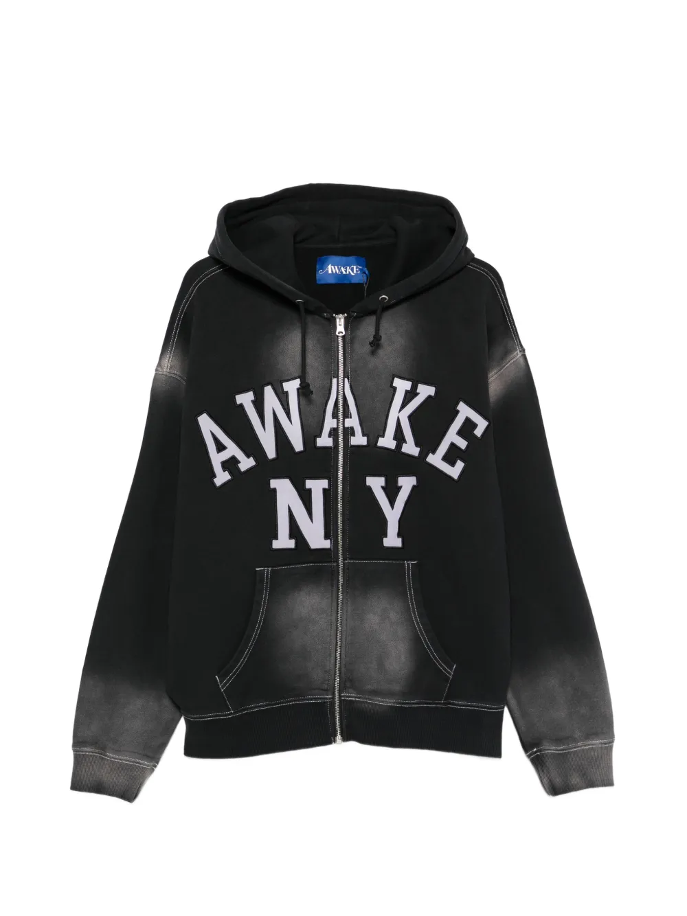 Awake NY zip-up hoodie - Nero