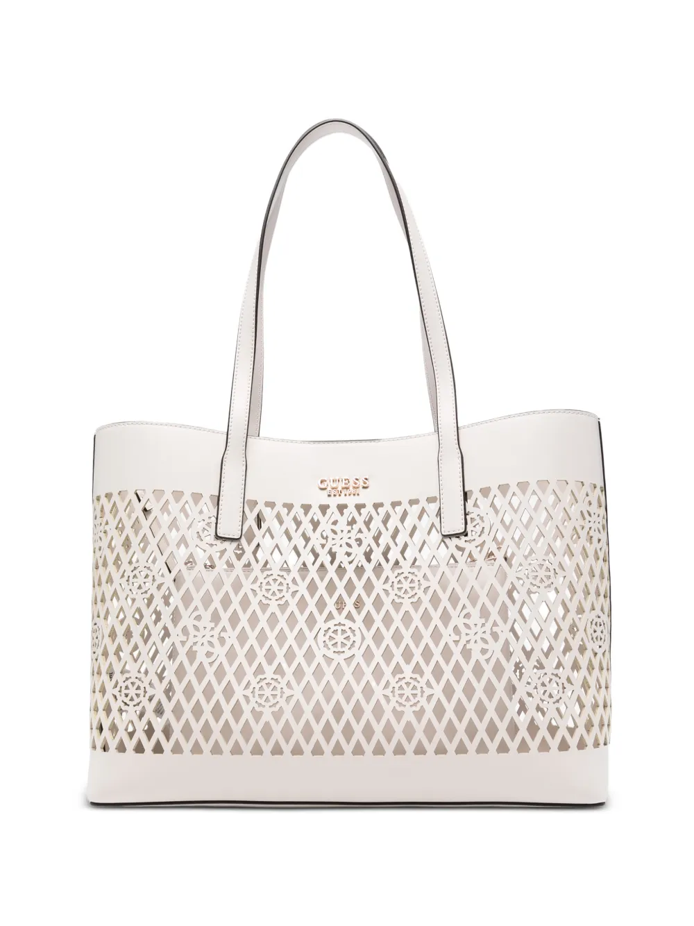 GUESS USA Borsa tote Letty - Bianco