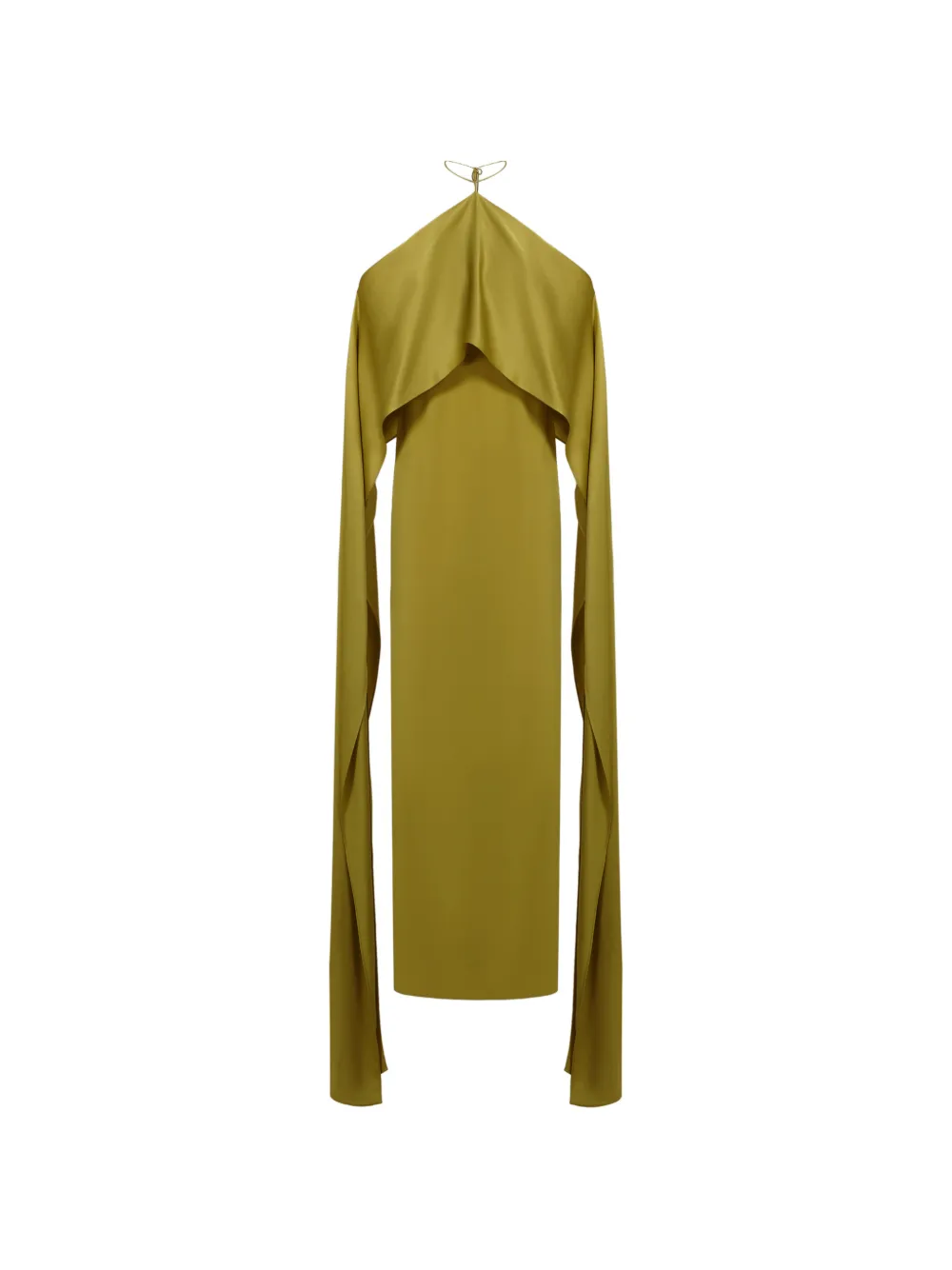 Taller Marmo Abito Nan drappeggiato - Verde