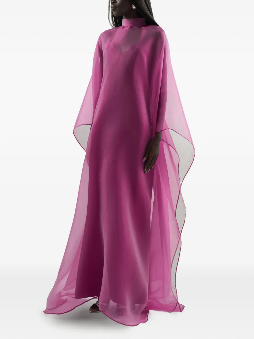 Taller Marmo Sphinx tuniekjurk met hoge hals Roze