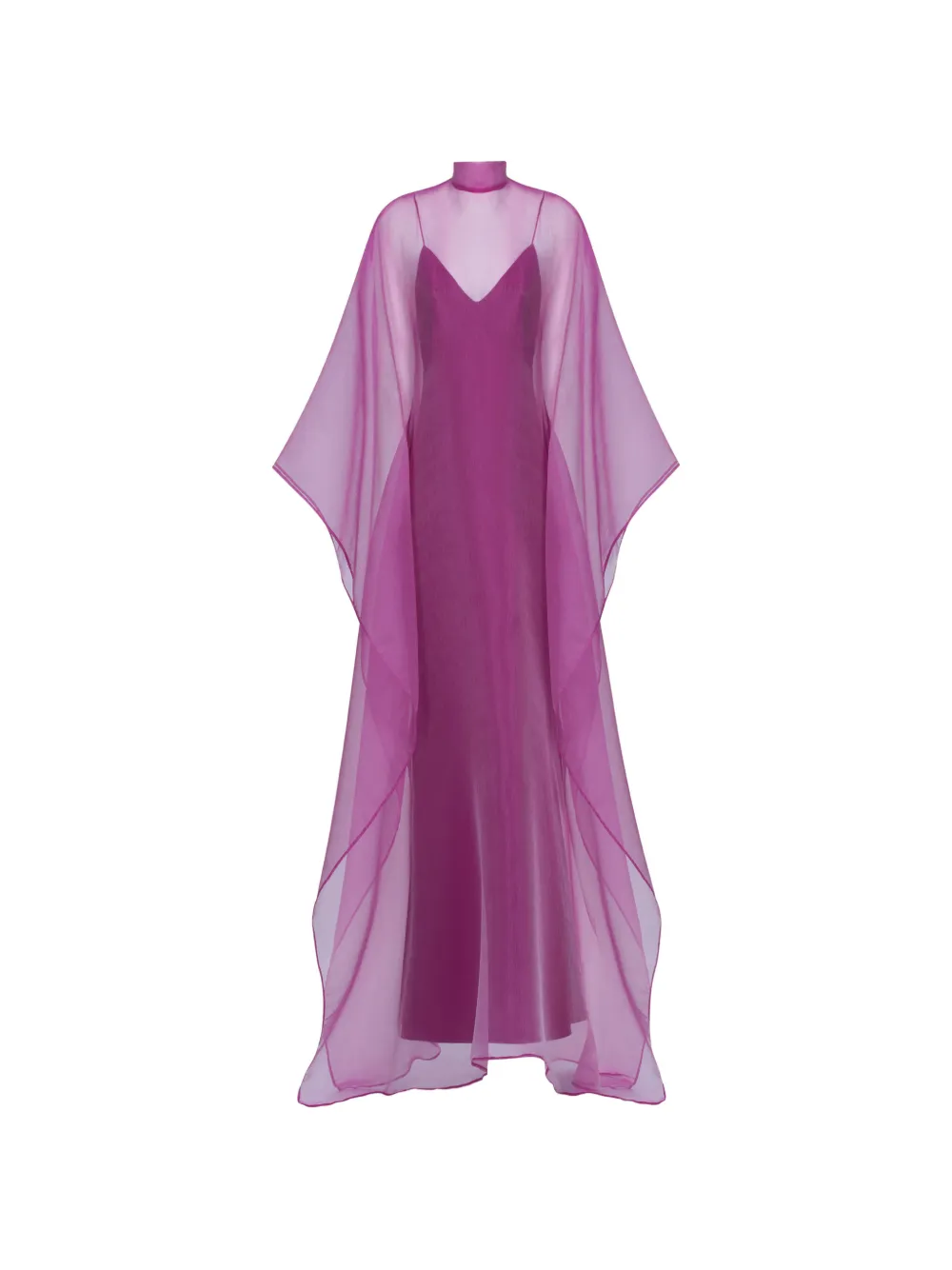 Taller Marmo Caftano Sphinx a collo alto - Rosa