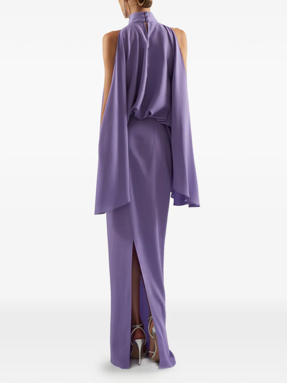 Bacall High Neck Dress