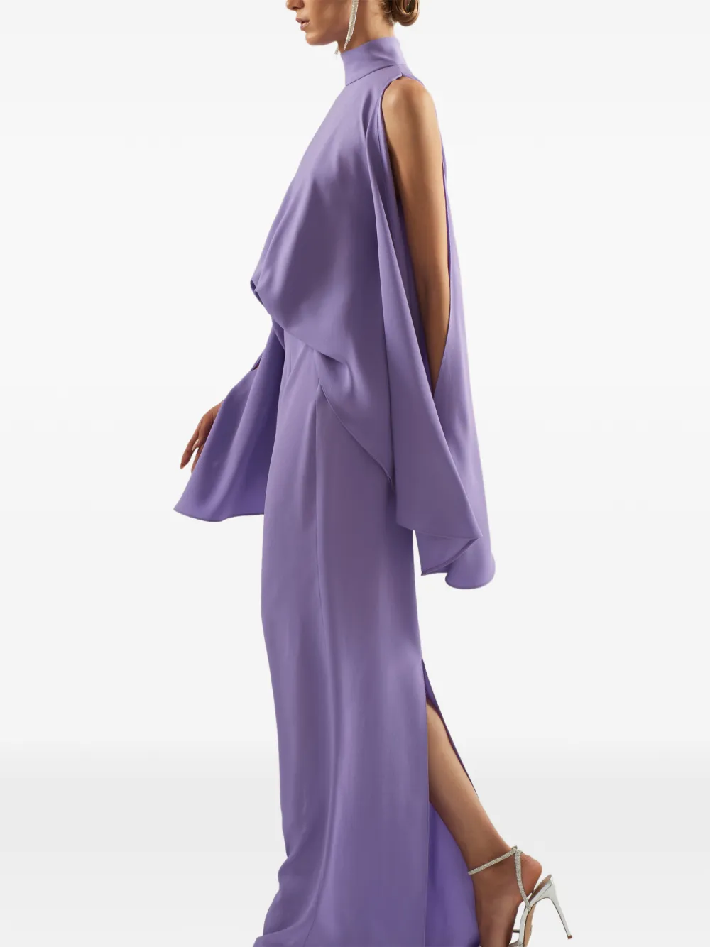 Bacall High Neck Dress