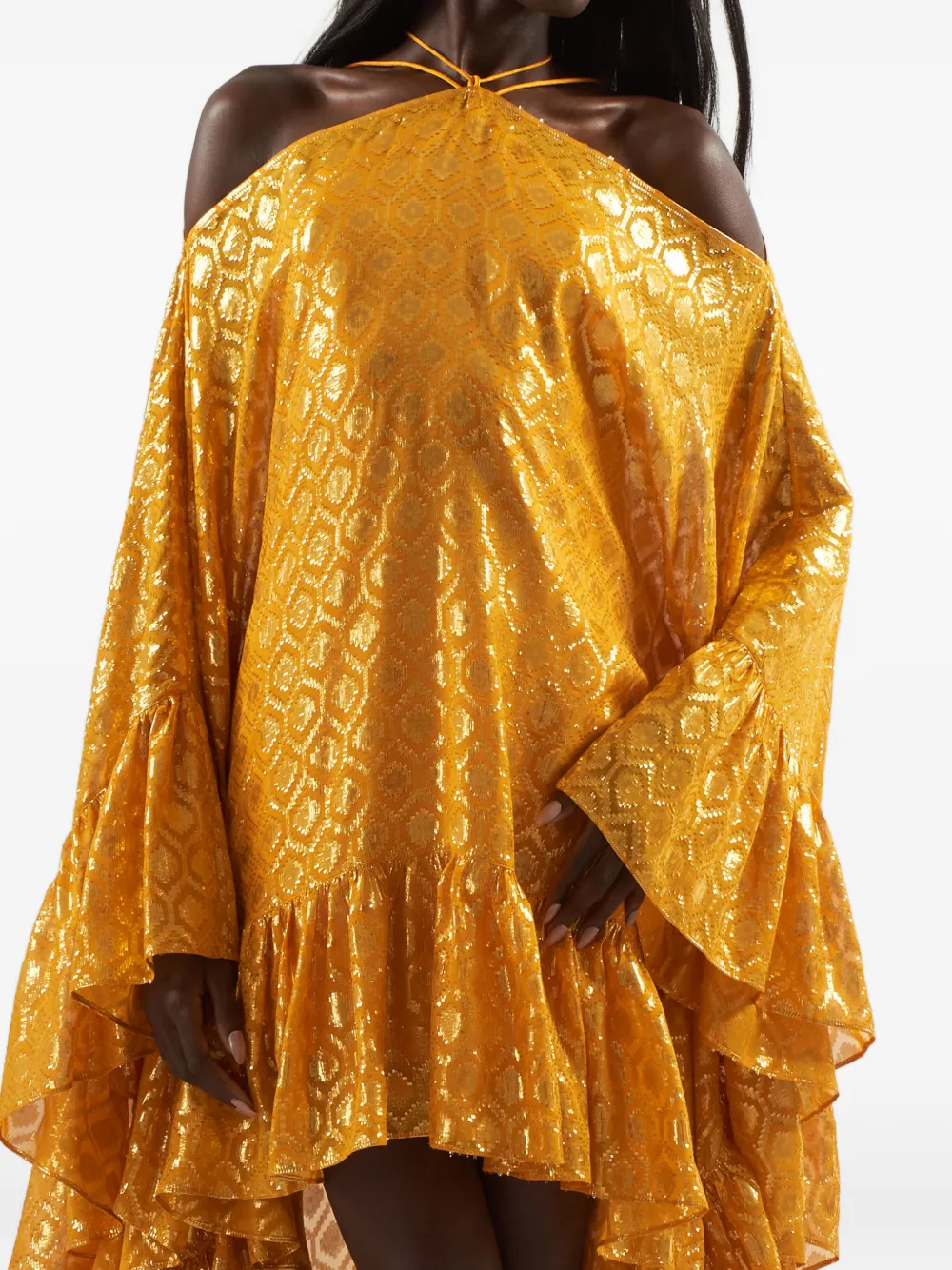 Taller Marmo Sza Opulence tuniekjurk Geel