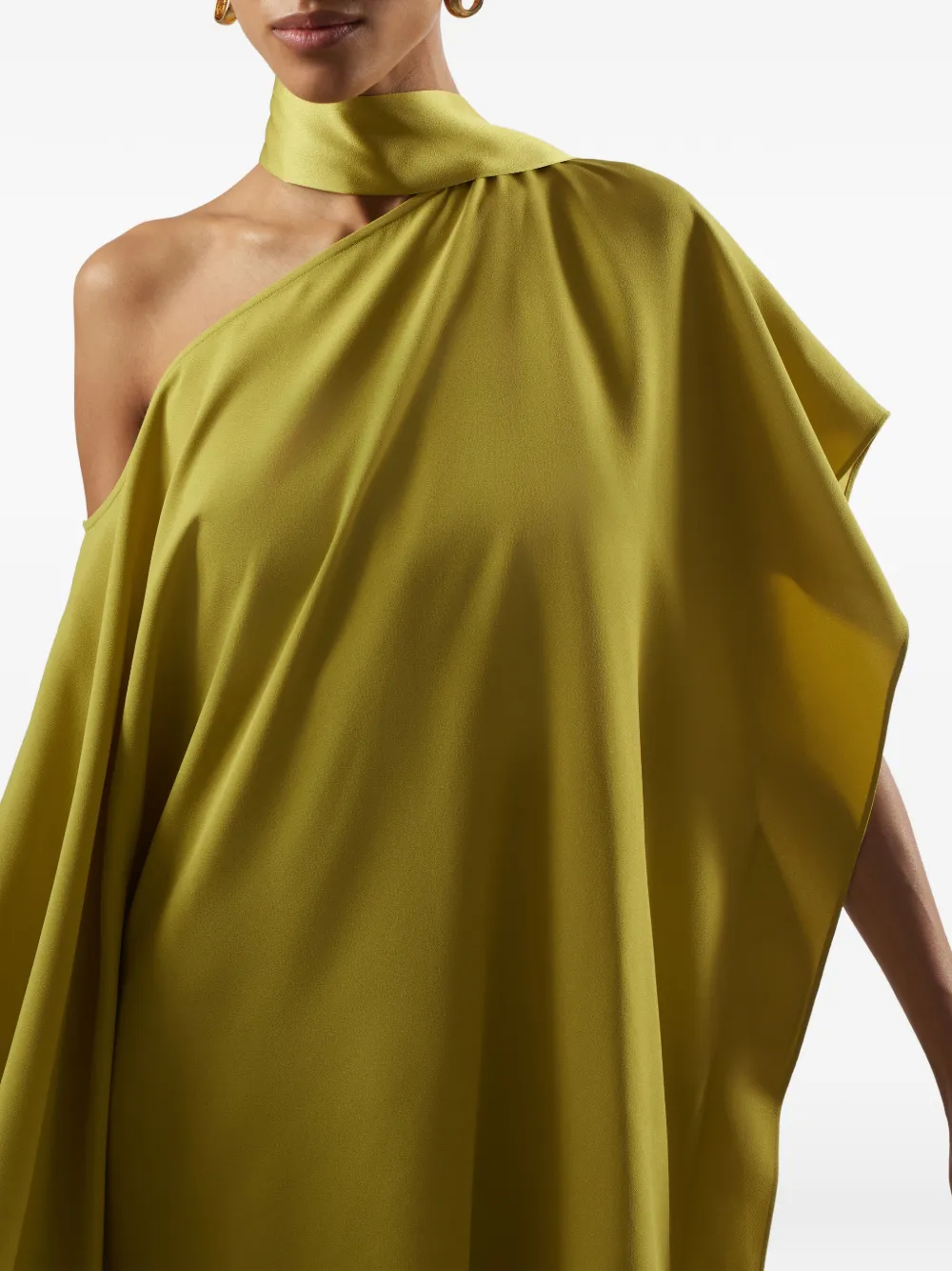 Trebbia Kaftan One-Shoulder Dress
